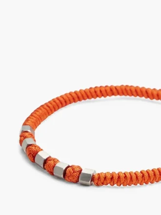 Pulseira ajustável em nylon trançado