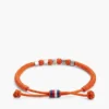 Pulseira ajustável em nylon trançado Pulseira ajustável em nylon trançado