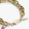 Pulseira com corrente de elos marítimos banhada a ouro