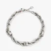 Pulseira com corrente em corda náutica Pulseira com corrente em corda náutica