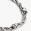 Pulseira com corrente em corda náutica Pulseira com corrente em corda náutica