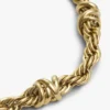 Pulseira com corrente em corda náutica Pulseira com corrente em corda náutica