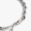 Pulseira com corrente em corda náutica Pulseira com corrente em corda náutica