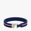 Pulseira de silicone com riscas exclusivas