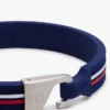 Pulseira de silicone com riscas exclusivas