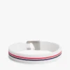 Pulseira de silicone com riscas exclusivas
