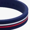 Pulseira de silicone com riscas exclusivas