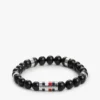 Pulseira elástica com contas