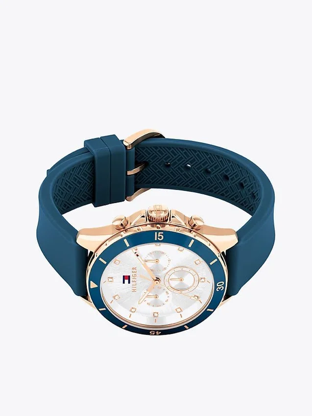 Relógio Boyfriend com mostrador branco de 40 mm Relógio Boyfriend com mostrador branco de 40 mm