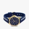 Relógio com bracelete de 34 mm com riscas exclusivas Relógio com bracelete de 34 mm com riscas exclusivas