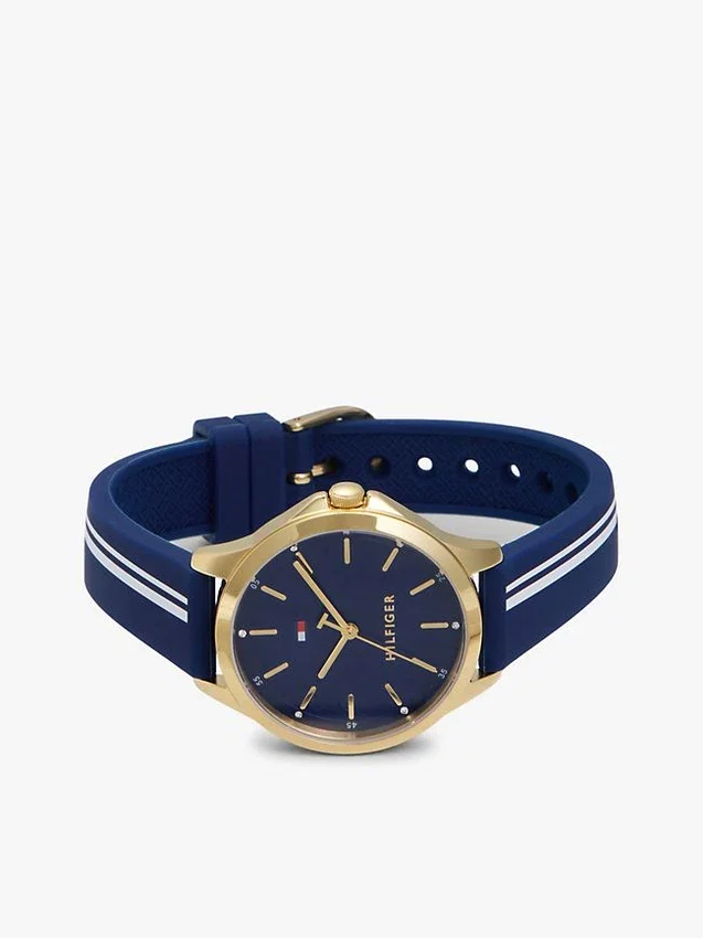 Relógio com bracelete de 34 mm com riscas exclusivas Relógio com bracelete de 34 mm com riscas exclusivas