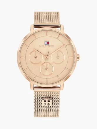 Relógio de malha com monograma de 36 mm