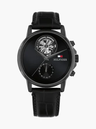Relógio de vestir com bracelete em pele de 40 mm