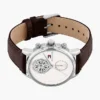 Relógio de vestir com bracelete em pele de 40 mm Relógio de vestir com bracelete em pele de 40 mm
