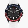 Relógio desportivo de 42 mm com bracelete em silicone