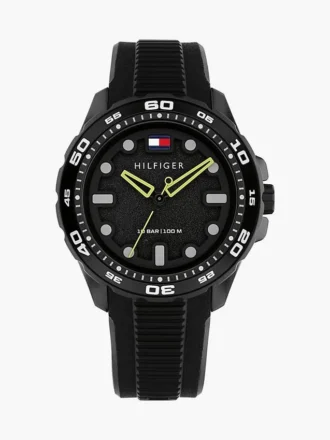 Relógio desportivo de 42 mm com bracelete em silicone