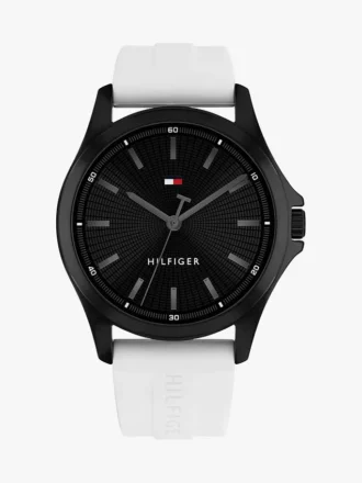Relógio desportivo de 43 mm com bracelete em silicone