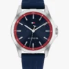 Relógio desportivo de 43 mm com bracelete em silicone