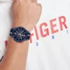 Relógio desportivo de 46 mm com bracelete em silicone