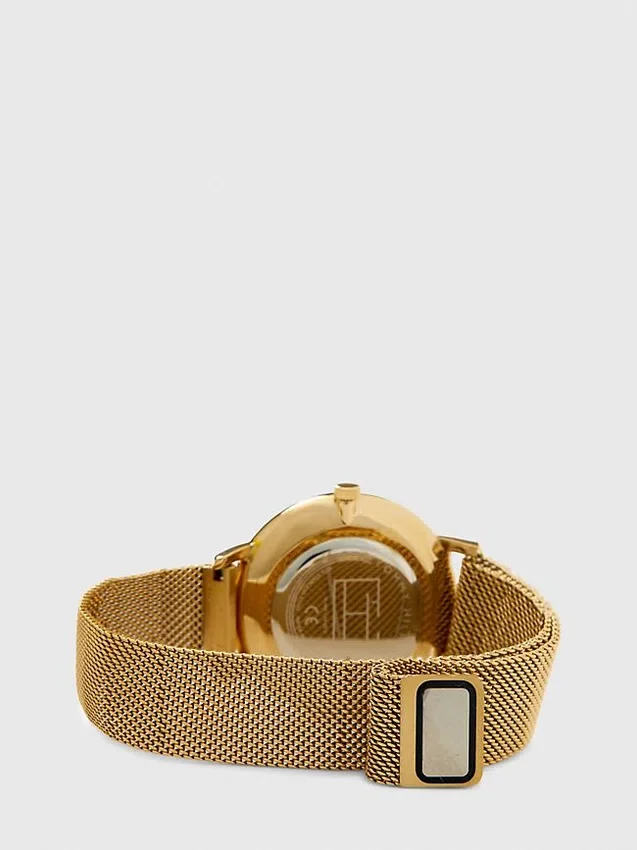 Relógio dourado com bracelete magnética Relógio dourado com bracelete magnética