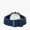 Relógio Dual-Time com bracelete de silicone de 43 mm