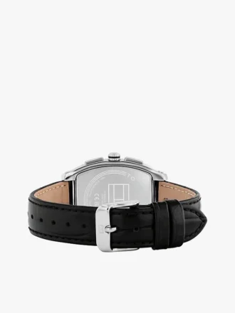 Relógio multifunções com bracelete em pele de 36 mm