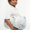 Saco de viagem com estampado floral para criança