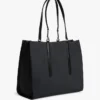 Saco Tote com Monograma em Letra Cursiva Repelente à Água Saco Tote com Monograma em Letra Cursiva Repelente à Água