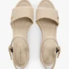 Sandália de cunha em espadrilha Sandália de cunha em espadrilha