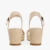 Sandália de cunha em espadrilha Sandália de cunha em espadrilha