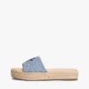 Sandália Espadrilha com Monograma em Letra Cursiva Sandália Espadrilha com Monograma em Letra Cursiva