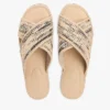 Sandália tipo espadrilha de ráfia Sandália tipo espadrilha de ráfia