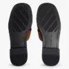 Sandália tipo mocassim em pele Sandália tipo mocassim em pele