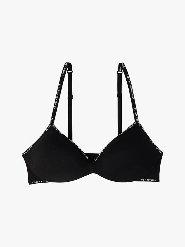 Sutiã Push-Up sem Aros com Logótipo Repetido Sutiã Push-Up sem Aros com Logótipo Repetido