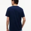 T-shirt com bolso e logótipo floral T-shirt com bolso e logótipo floral