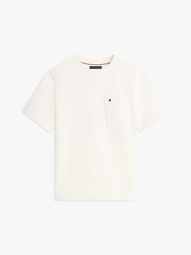 T-shirt com bolso em malha de jersey T-shirt com bolso em malha de jersey