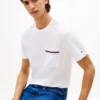 T-shirt com bolso em piqué e riscas exclusivas T-shirt com bolso em piqué e riscas exclusivas