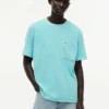 T-shirt com bolso em tecido felpudo T-shirt com bolso em tecido felpudo