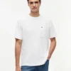 T-shirt com bolso em tecido felpudo T-shirt com bolso em tecido felpudo