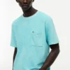T-shirt com bolso em tecido felpudo T-shirt com bolso em tecido felpudo