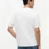 T-shirt com bolso em tecido felpudo T-shirt com bolso em tecido felpudo