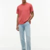T-shirt com bolso às riscas T-shirt com bolso às riscas