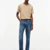 T-shirt com bolso às riscas T-shirt com bolso às riscas