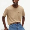 T-shirt com bolso às riscas T-shirt com bolso às riscas