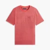 T-shirt com bolso às riscas T-shirt com bolso às riscas