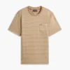 T-shirt com bolso às riscas T-shirt com bolso às riscas
