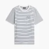 T-shirt com bolso às riscas T-shirt com bolso às riscas