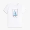 T-shirt com estampado de veleiro T-shirt com estampado de veleiro