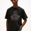 T-shirt com grafismo Hilfiger Crest T-shirt com grafismo Hilfiger Crest
