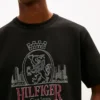 T-shirt com grafismo Hilfiger Crest T-shirt com grafismo Hilfiger Crest